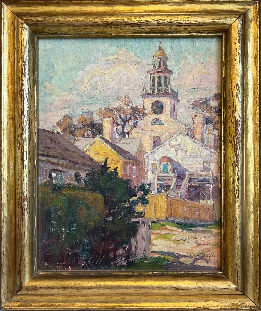 Anne Ramsdell Congdon comparable auction result: anne ramsdell congdon american 1873 1958 oil on board stone alley