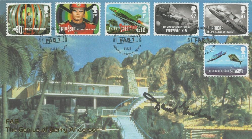 David Graham comparable auction result: david graham signed thunderbirds fdc good condition all autographs come with a certificate of
