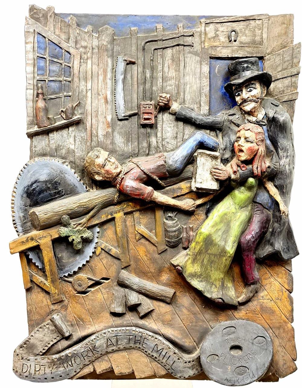 ray kobald b 1931 mix media wall sculpture · EJ'S Auction & Appraisal · 2022-07-30 Ray Kobald comparable auction result: ray kobald b 1931 mix media wall sculpture