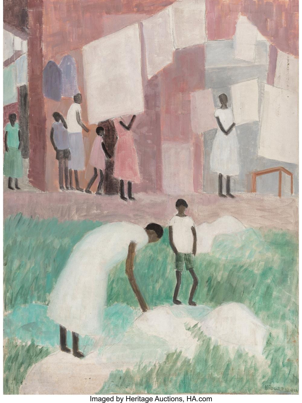 Helen Hoffman Rousseau comparable auction result: helen hoffman rousseau american 1895 1992 panama oil on canvas 48 x 36 inches