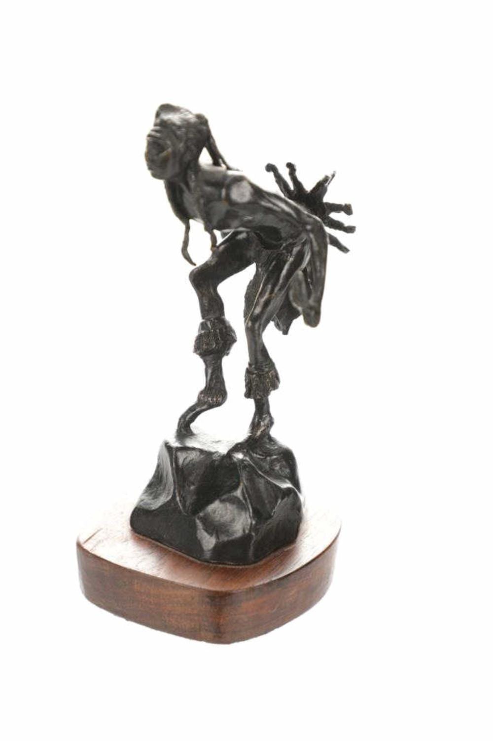 Harvey Rattey comparable auction result: harvey rattey 1938 2015 blackfeet dance bronze
