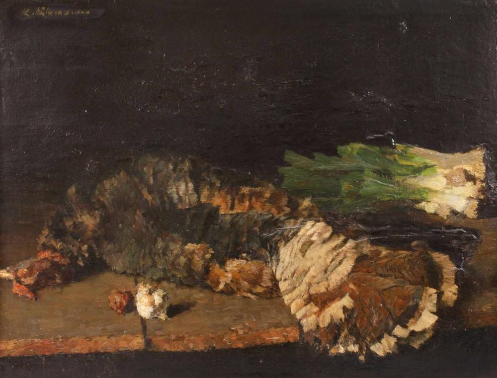 Ludwig Muhrmann comparable auction result: ludwig muhrmann k chenstillleben