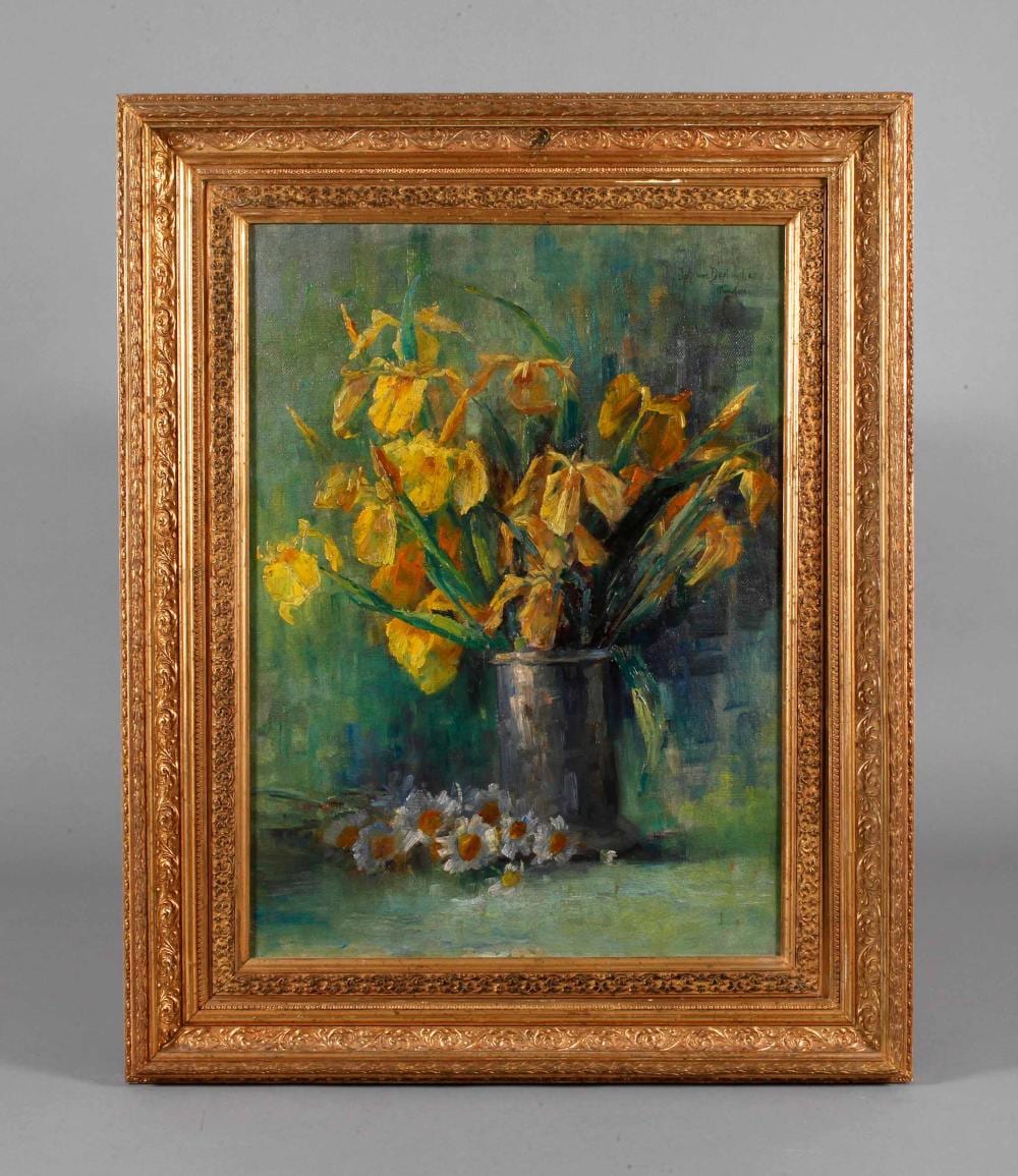 johanna von destouches blumenstillleben · Auktionshaus Mehlis GmbH · 2022-08-27 Johanna von Destouches comparable auction result: johanna von destouches blumenstillleben