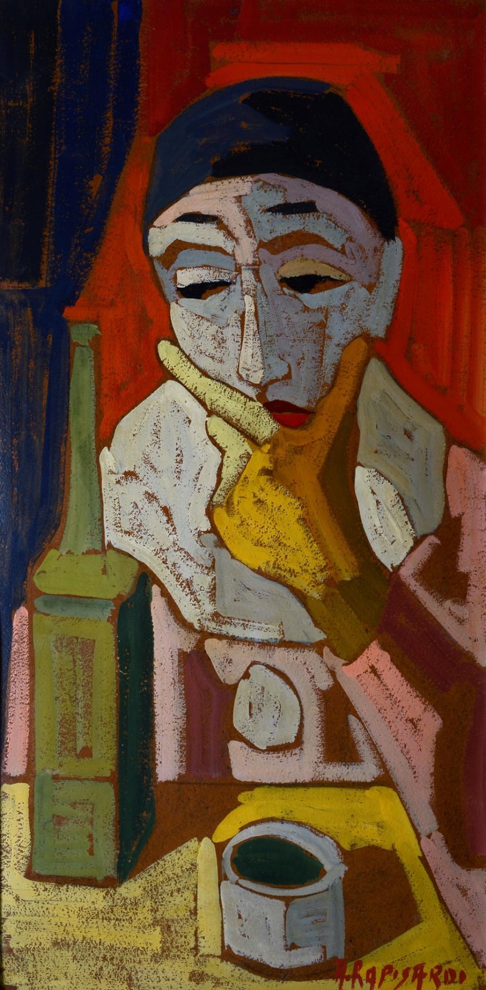 Alfio Rapisardi comparable auction result: alfio rapisardi firenze 1929 pagliaccio