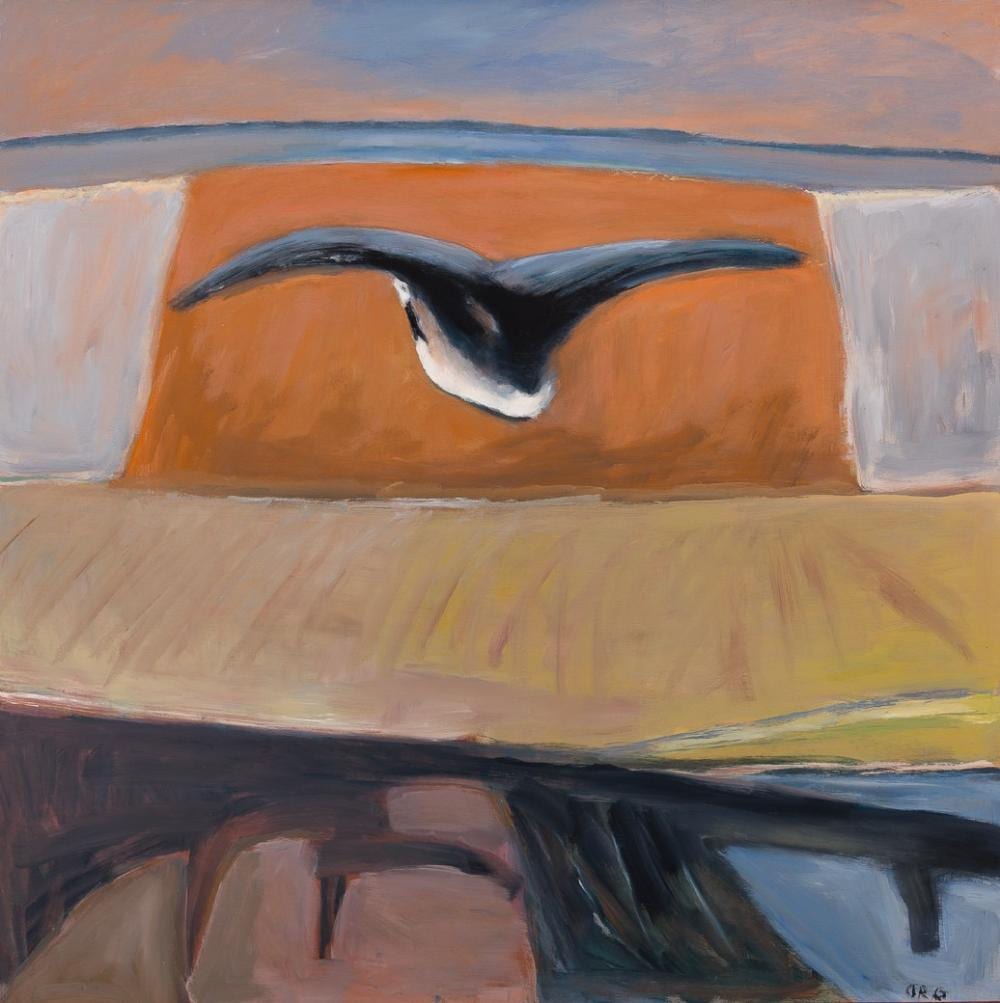 Arthur Richard DiMambro comparable auction result: arthur richard dimambro am 1928 2016 solo flight oil on board framed 47 1 2 x 47 1 2 sight 49 1 4 x 49 1 4 framed