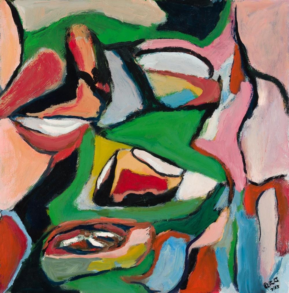 Arthur Richard DiMambro comparable auction result: arthur richard dimambro am 1928 2016 still life 2013 oil on masonite framed 23 7 8 x 23 5 8 actual 24 3 4 x 24 3 8 framed