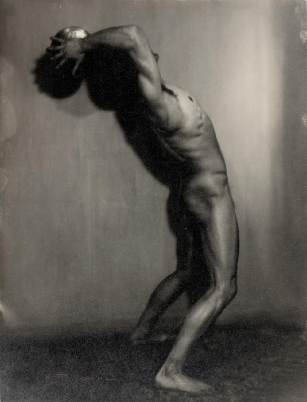 Albert Rudomine comparable auction result: albert rudomine russian french 1892 1975 figure study of habib benglia