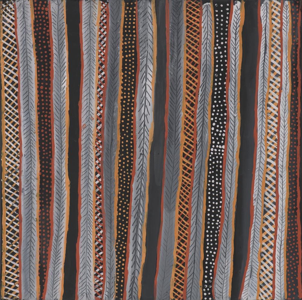 jean baptiste apuatimi c 1940 2013 tiwi langauge group turtini nguiu bathurst island natural ochres on canvas · Leonard Joel · 2022-08-22 Jean Baptiste Apuatimi comparable auction result: jean baptiste apuatimi c 1940 2013 tiwi langauge group turtini nguiu bathurst island natural ochres on canvas