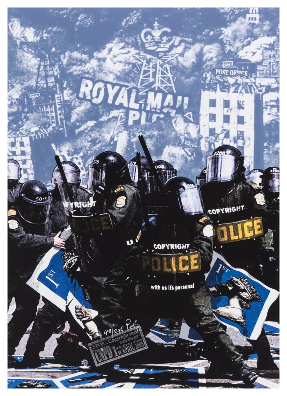 James Cauty comparable auction result: james cauty b 1956 copyright theft