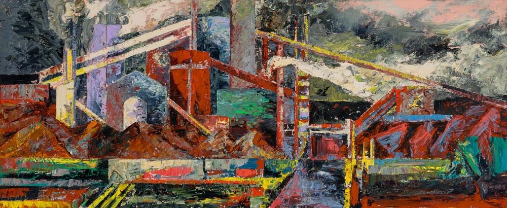 Mandy Martin comparable auction result: mandy martin a p m rain steam speed 1990