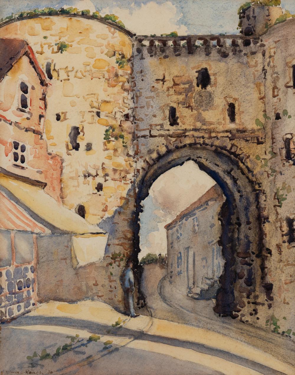 elma roach 1897 1942 the archway southern france 1930 · Gibson's · 2022-08-08 Elma Roach comparable auction result: elma roach 1897 1942 the archway southern france 1930