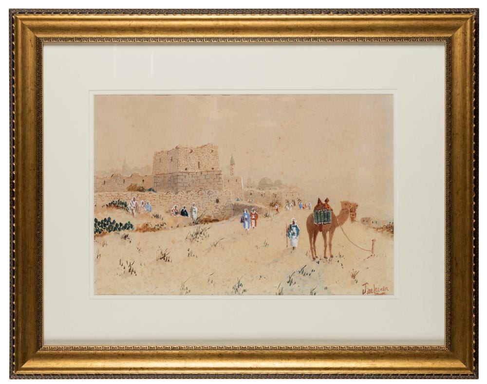 Jan DeLeener comparable auction result: jan de leener 1873 1944 in the middle east circa 1910