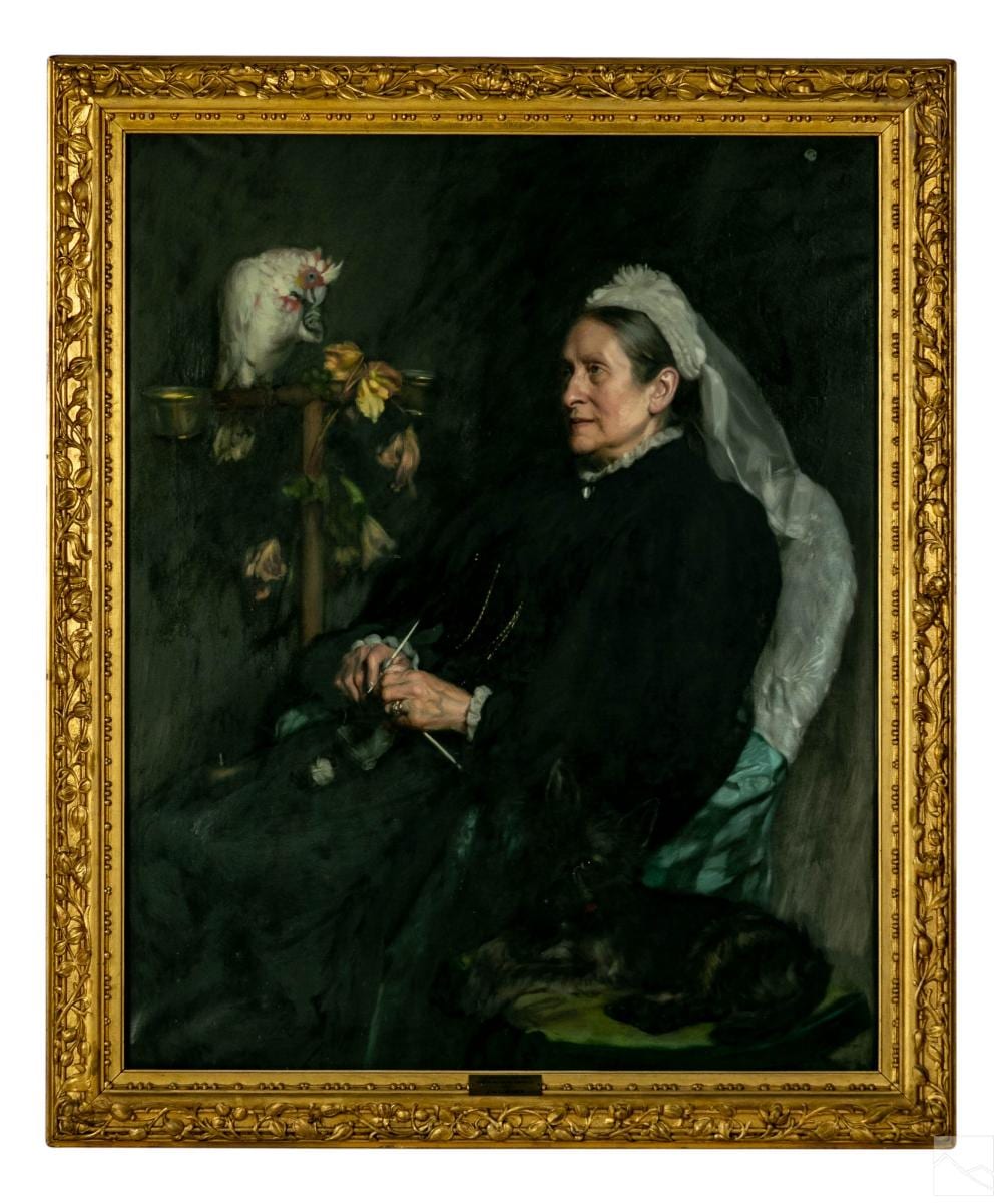 John Henry Lorimer comparable auction result: john henry lorimer 1856 1936 portrait oil painting