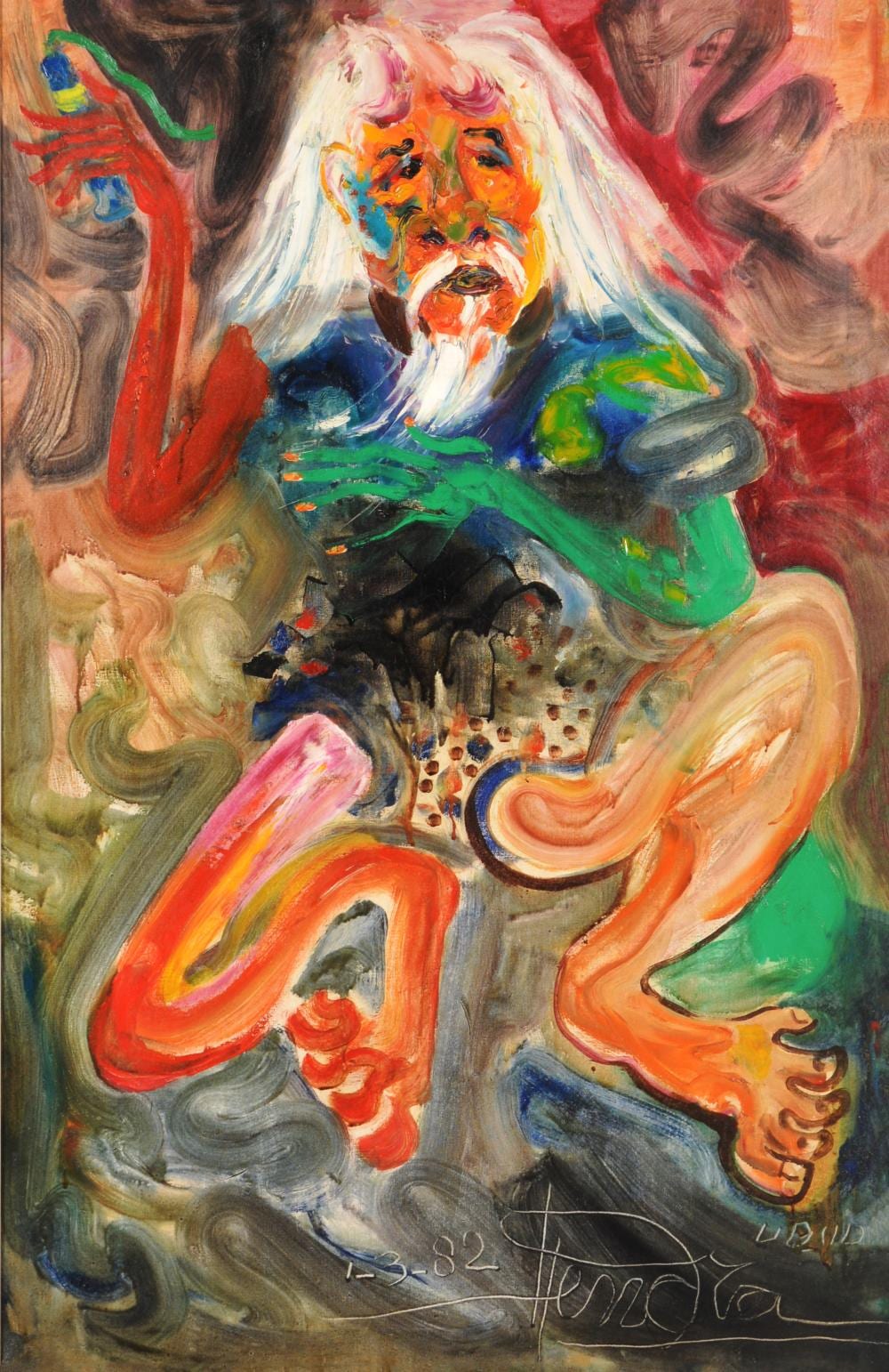 Hendra Gunawan | Portrait of Affandi comparable sale