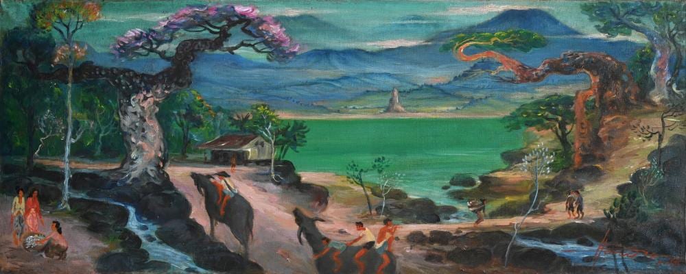 Hendra Gunawan | Landscape of My Village comparable sale