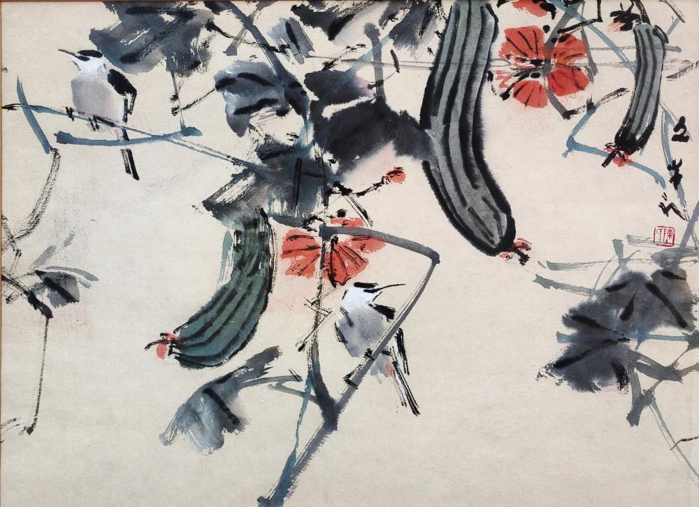 Chen Wen Hsi | Birds on Trees comparable sale
