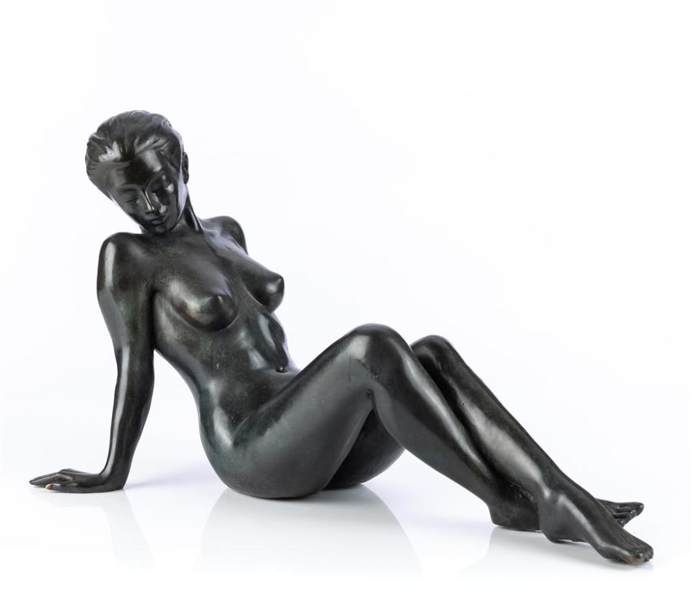 David MacKay Harrison comparable auction result: david mackay harrison 1941 reclining nude bronze ed a p h 31 5 w 28 d 52 5 cm