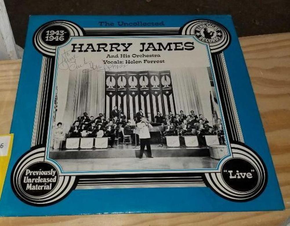 Harry James comparable auction result: harry james the uncollected autographed album