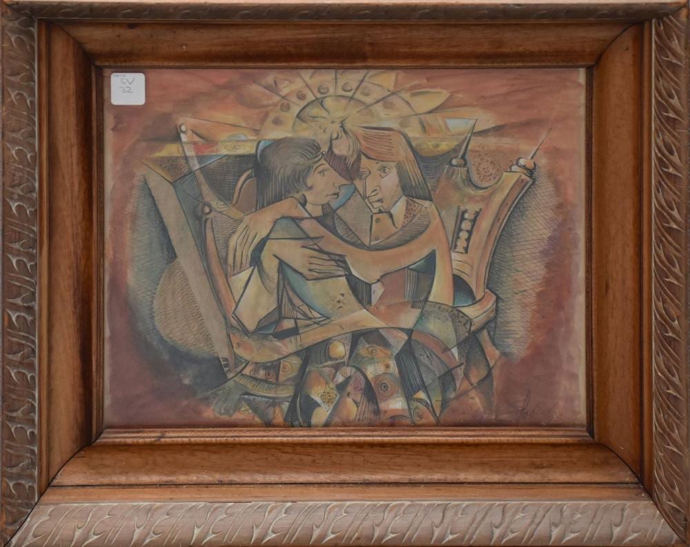 Eladio Gonzalez comparable auction result: eladio gonzalez b 1937 cuban 20th century untitled 1975 watercolor and ink on paper signed lower right in pen eladio 75 h 11 x w 14