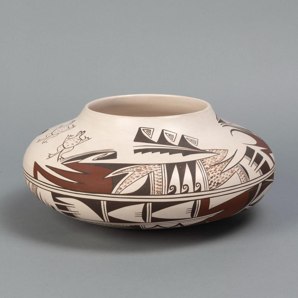 Marianne Navasie comparable auction result: marianne navasie polychrome bowl