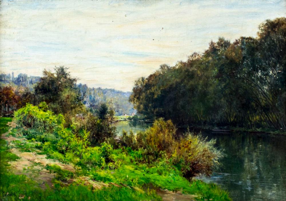 Gabriel Mathieu comparable auction result: gabriel mathieu french 1843 1921 oil painting antique