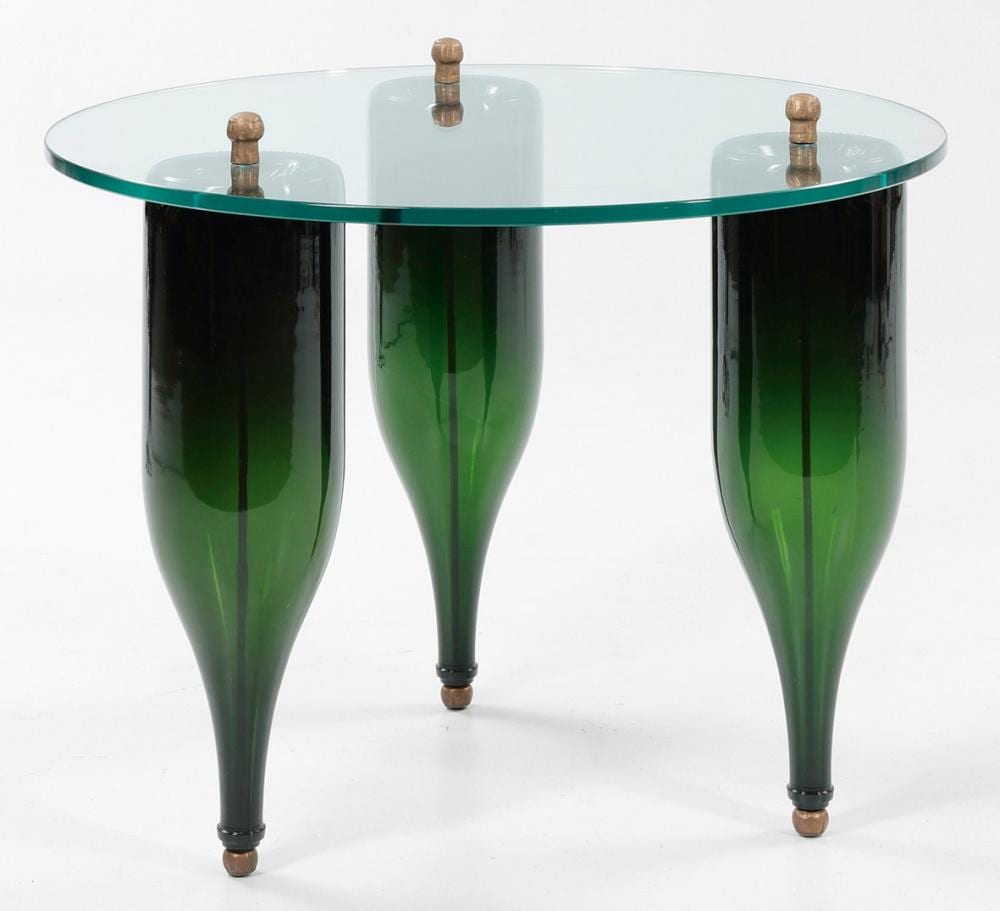 Petrus Wandrey comparable auction result: extravaganter designer champagnertable von petrus wandrey