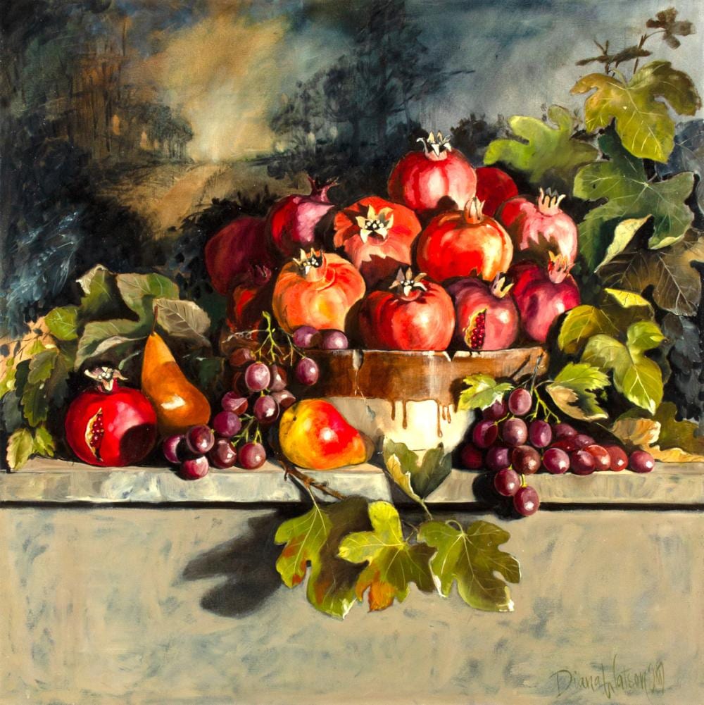 Diana Watson comparable auction result: diana watson eden i oil on canvas