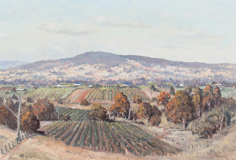 Auction comp thumbnail for ALLON COOK - SWAN VALLEY LANDSCAPE - Oil on board (GFL Fine Art, Lot 127)
