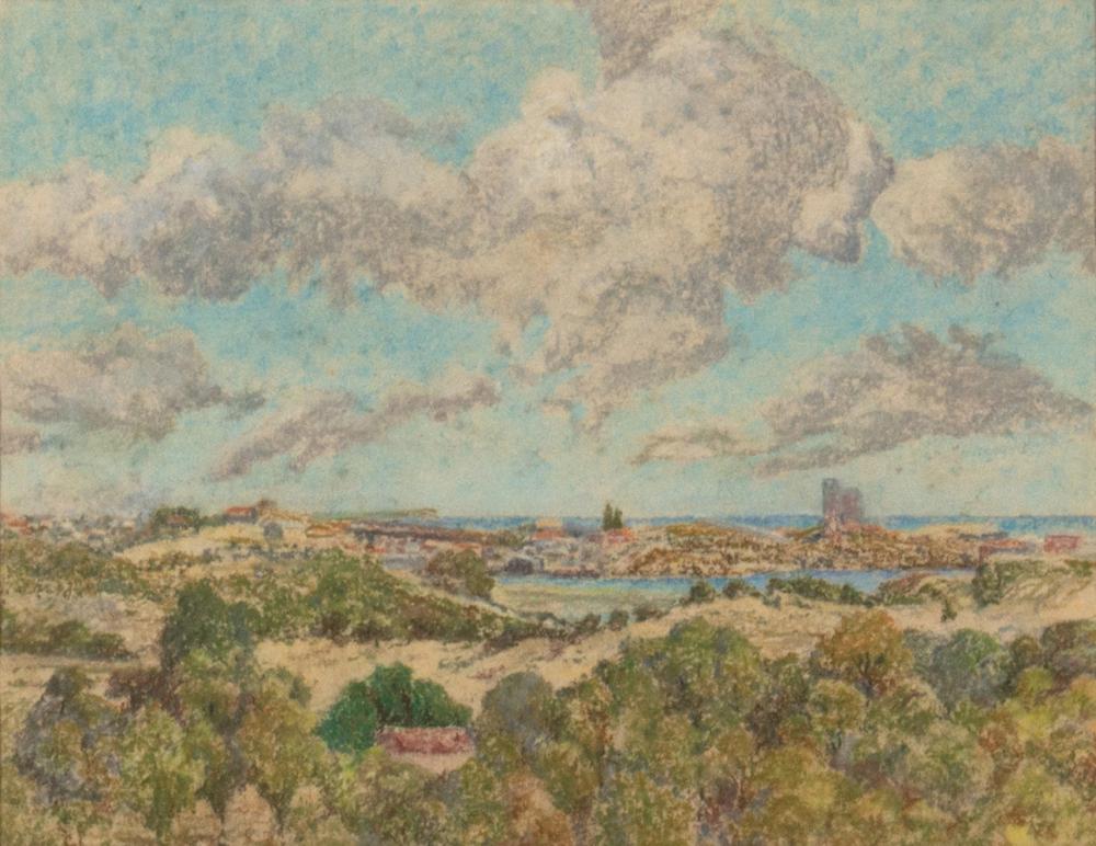 rene collot d herbois north fremantle oil on card · GFL Fine Art · 2022-08-21 Rene Collot D'Herbois comparable auction result: rene collot d herbois north fremantle oil on card
