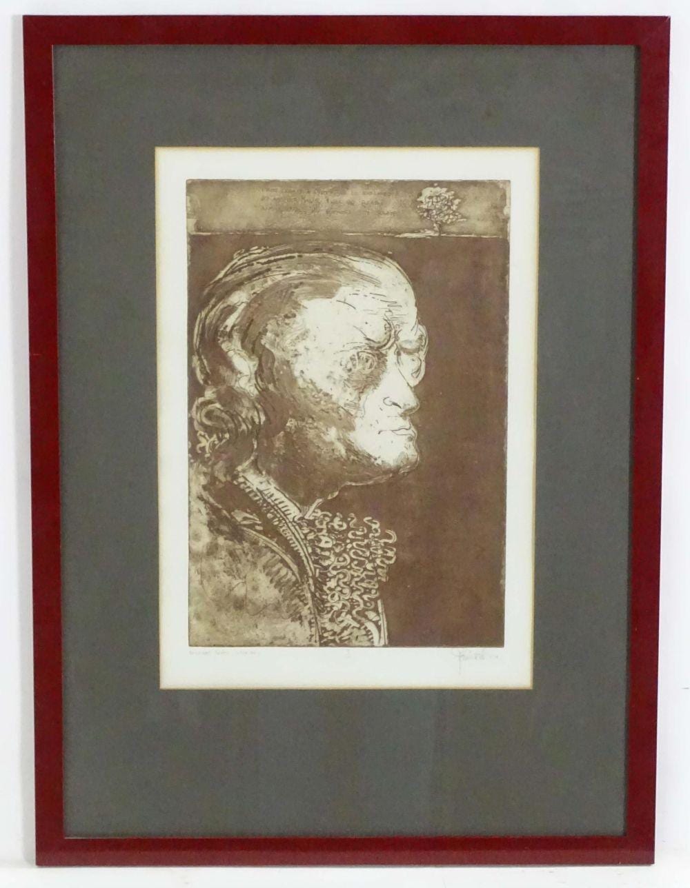 John William Mills comparable auction result: john william mills b 1933 limited edition etching william blake visi