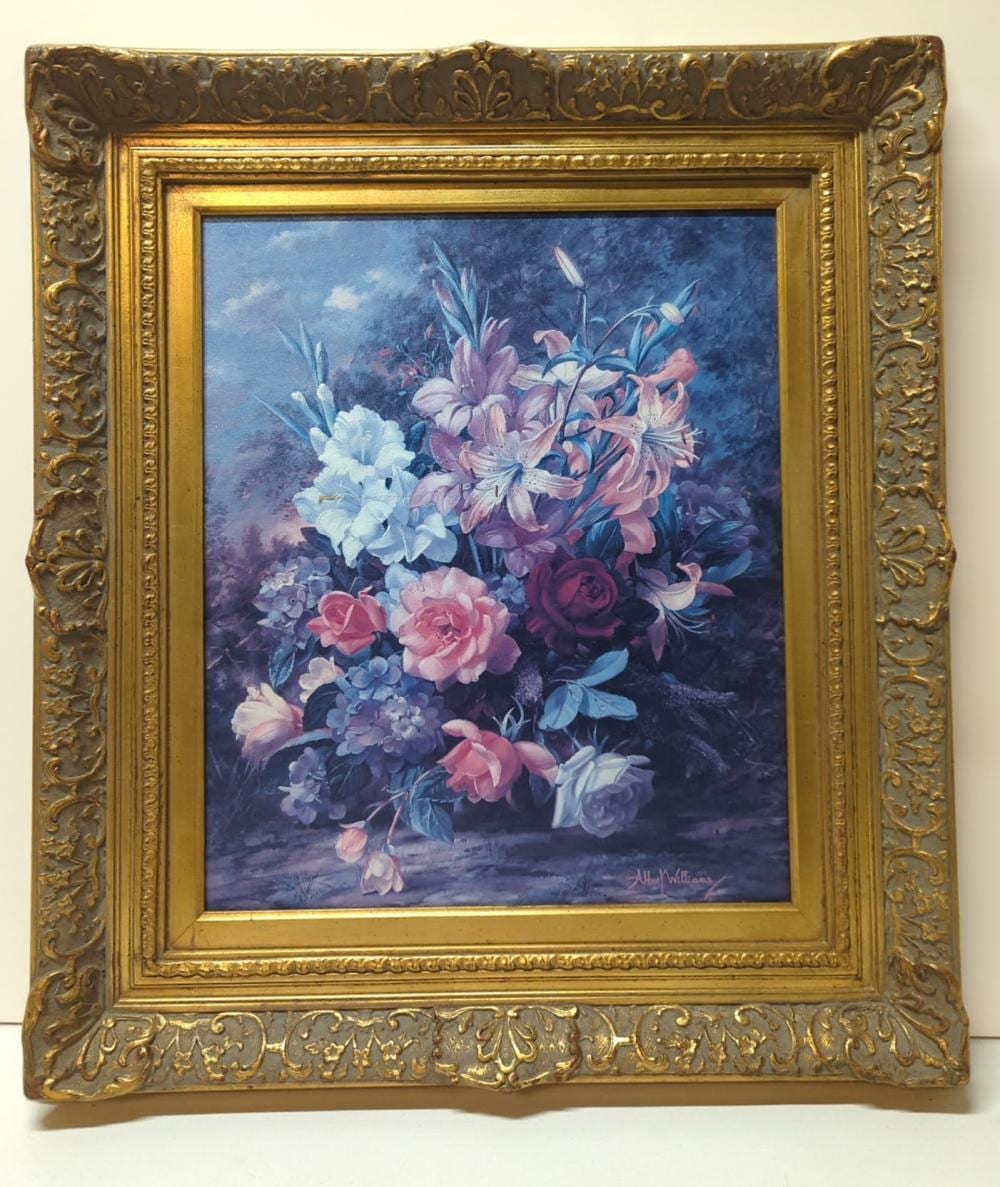 albert williams floral print on canvas · Heritage Antiques & Auction · 2022-08-20 Albert Williams comparable auction result: albert williams floral print on canvas