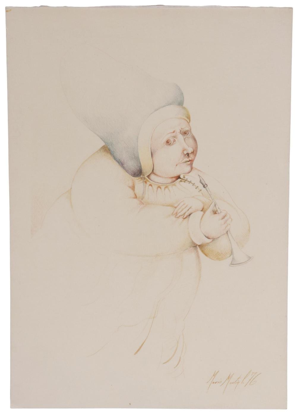 mario martin del campo b 1945 drawing on paper · Austin Auction Gallery · 2022-09-10 Mario Martin del Campo comparable auction result: mario martin del campo b 1945 drawing on paper