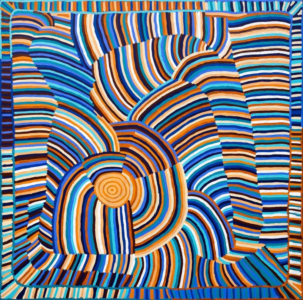 Angela Robertson Nangala comparable auction result: angela robertson nangala mina mina