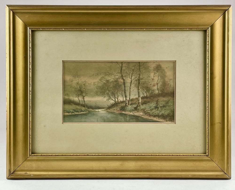 George Ernest Colby comparable auction result: george ernest colby 1859 1922 watercolor