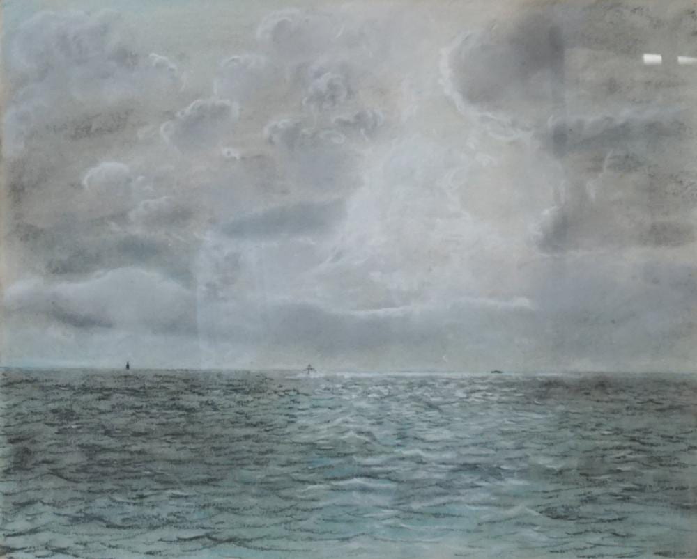 j eugene gardner american 1904 1999 light breaking through clouds pastel on paper frame 23 1 2 x 27 1 2 in 59 69 x 69 85 cm · Weschler's · 2022-08-23 J. Eugene Gardner comparable auction result: j eugene gardner american 1904 1999 light breaking through clouds pastel on paper frame 23 1 2 x 27 1 2 in 59 69 x 69 85 cm