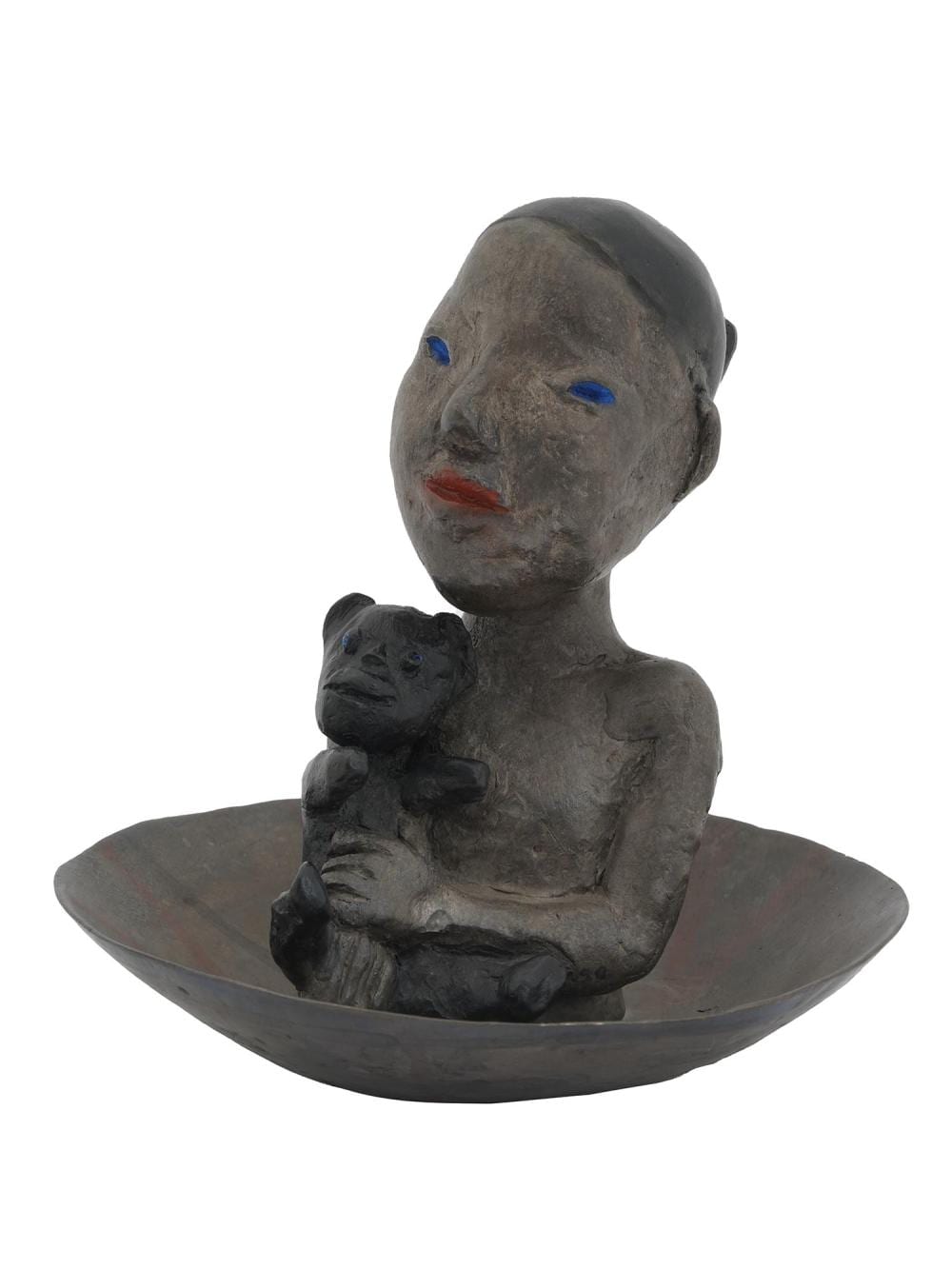 Lena Cronqvist comparable auction result: swedish bronze boy sculpture by lena cronqvist