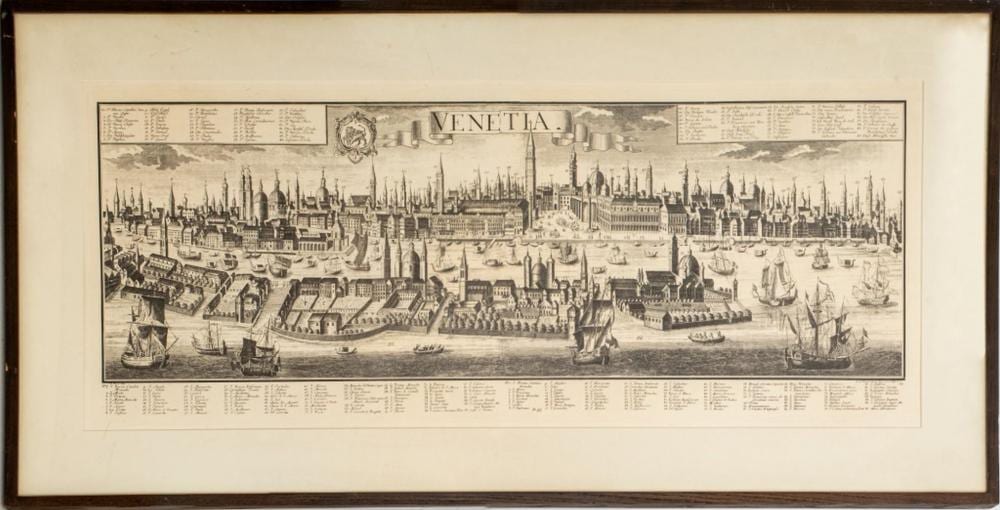 Friedrich Bernhard Werner comparable auction result: friedrich bernhard werner venetia etching