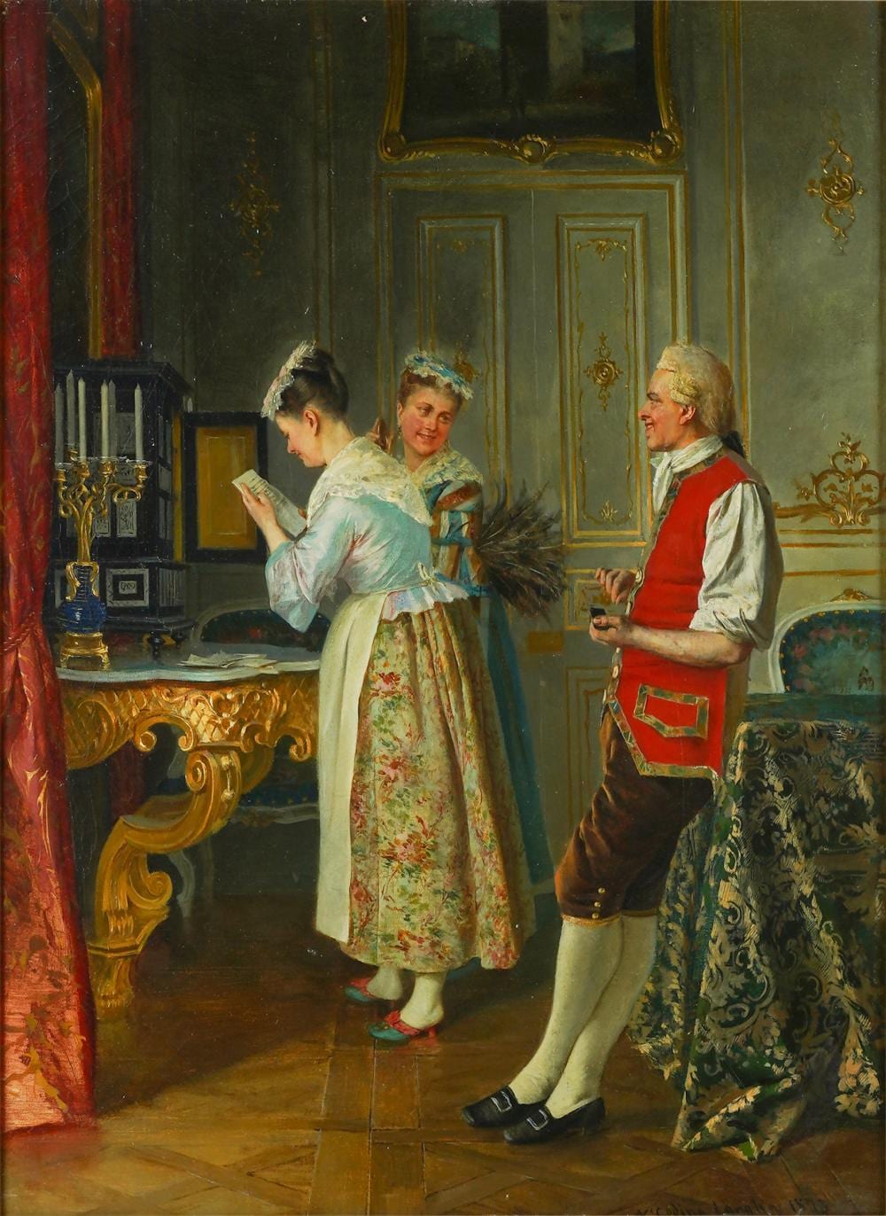 Victoriano Codina y Langlin comparable auction result: victoriano codina y langlin 1844 1911 interior scene