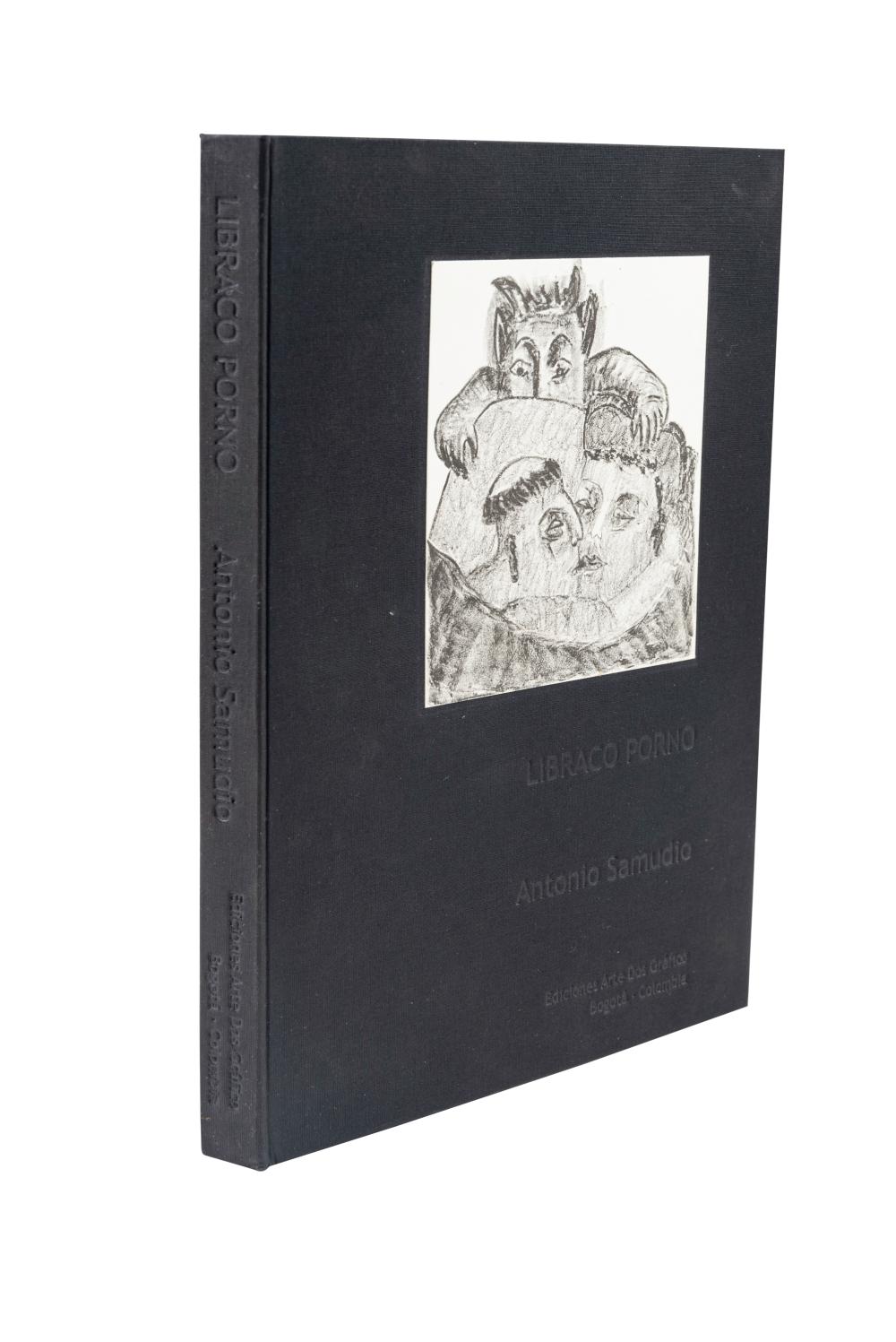 Antonio Samudio (1934) Libraco Porno, 2004 Colección de 9 litografías, 5 grabados, 2 xilografías y 16 poemas de poetas colombianos Ediciones Arte Dos Gráfico Ed. 53/80 comparable sale