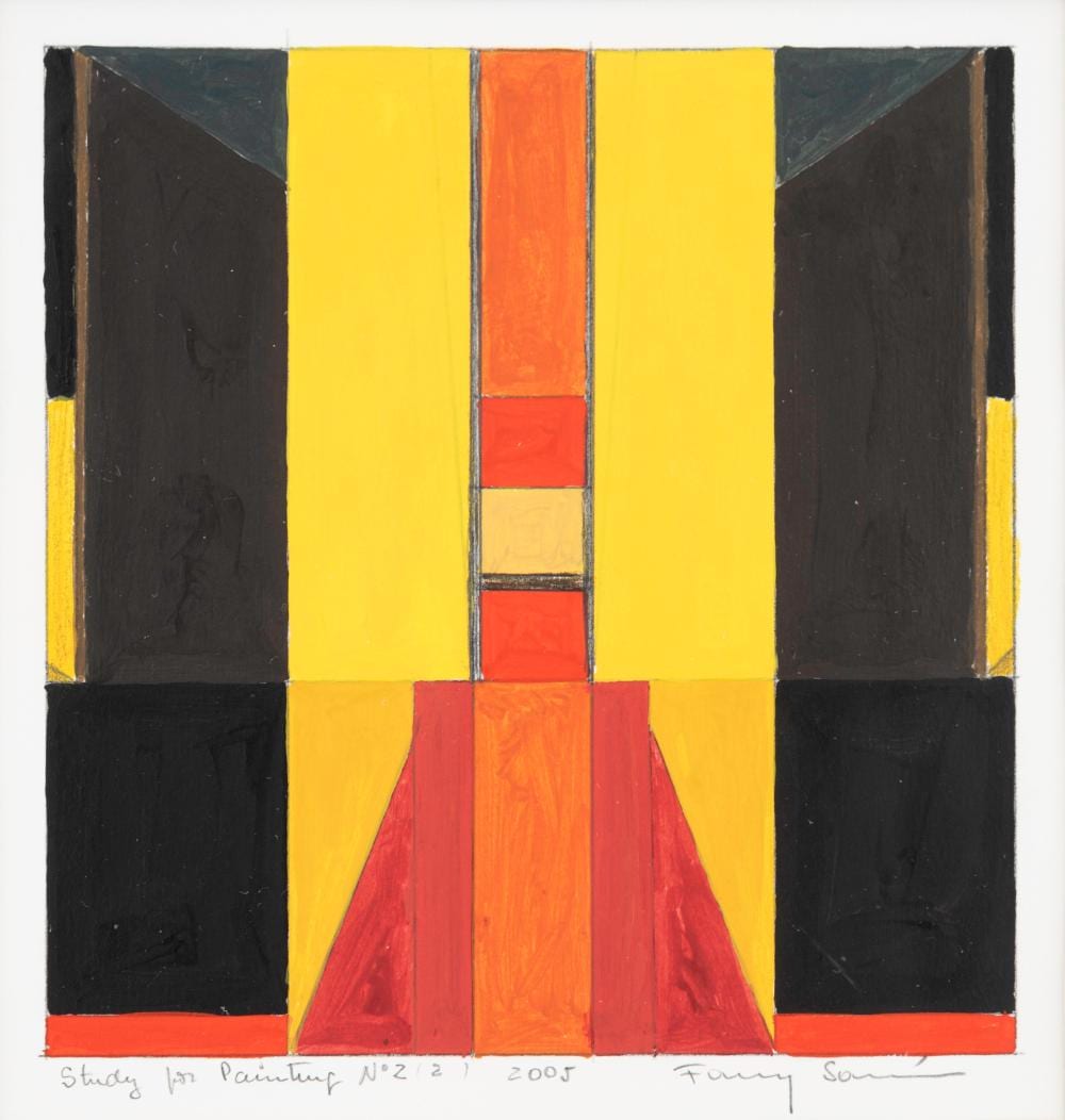 Fanny Sanin (1938) Estudio para pintura 2, 2005 Acrílico sobre papel Medidas: 20 x 20 cm comparable sale