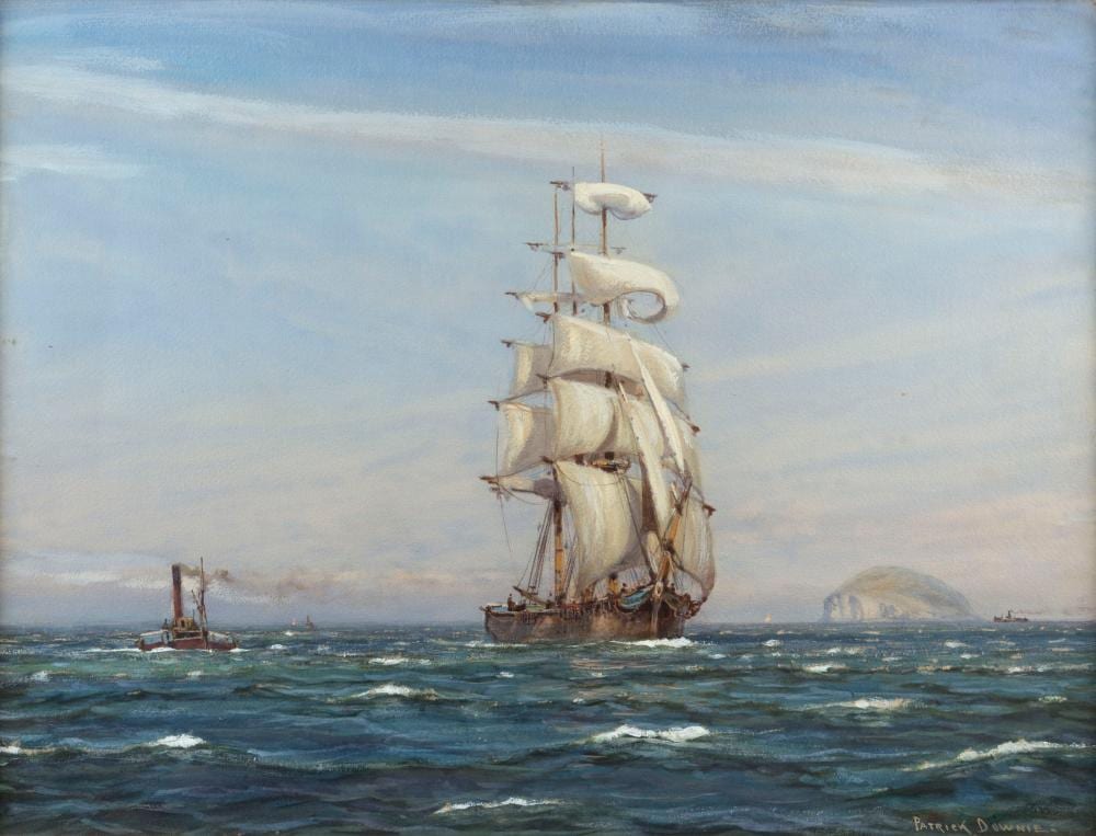 patrick downie 1854 1945 clyde clipper scotland watercolour signed lower right patrick downie 45 x 60cm 71cm overall · Leski Auctions Pty Ltd · 2022-09-10 Patrick Downie comparable auction result: patrick downie 1854 1945 clyde clipper scotland watercolour signed lower right patrick downie 45 x 60cm 71cm overall