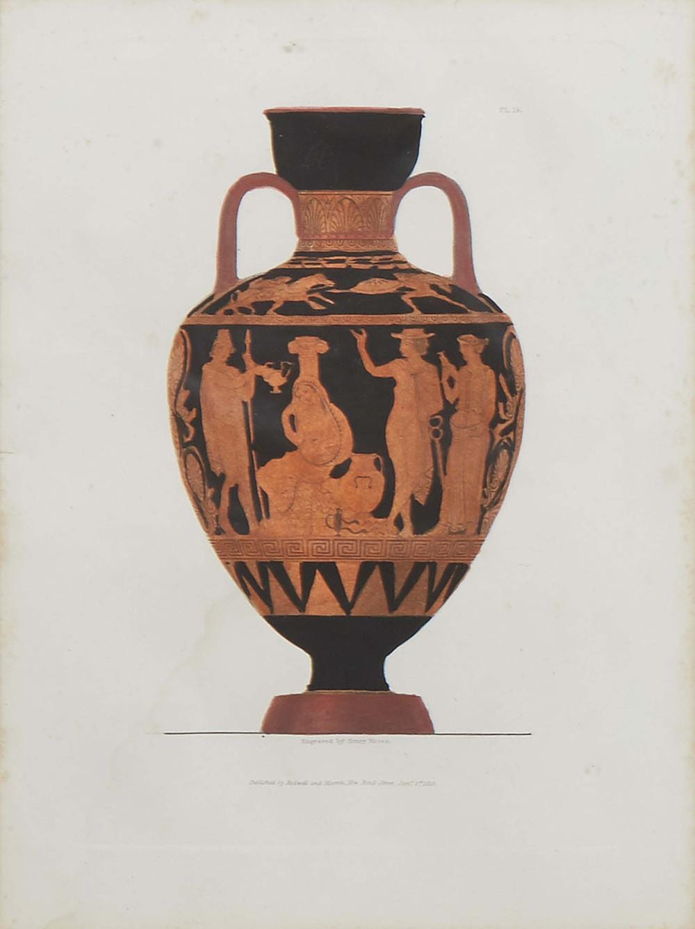 henry moses english 1782 1870 nine hand colored greek vase etchings c 1819 published by rodwell and martin new bond street · Crescent City Auction Gallery · 2022-09-09 Henry Moses comparable auction result: henry moses english 1782 1870 nine hand colored greek vase etchings c 1819 published by rodwell and martin new bond street