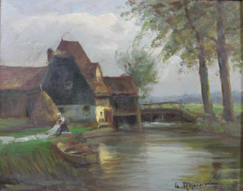 Adolf Rheinert comparable auction result: adolf rheinert deutsch 1879 1958 flusslandschaft
