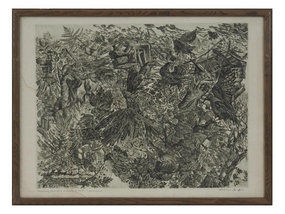 Viatcheslav Kalinin comparable auction result: etching family tree by viacheslav kalinin