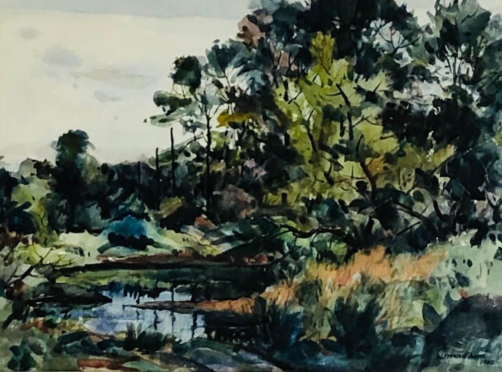 Norman Kent comparable auction result: norman kent 1903 1972 american watercolor painting