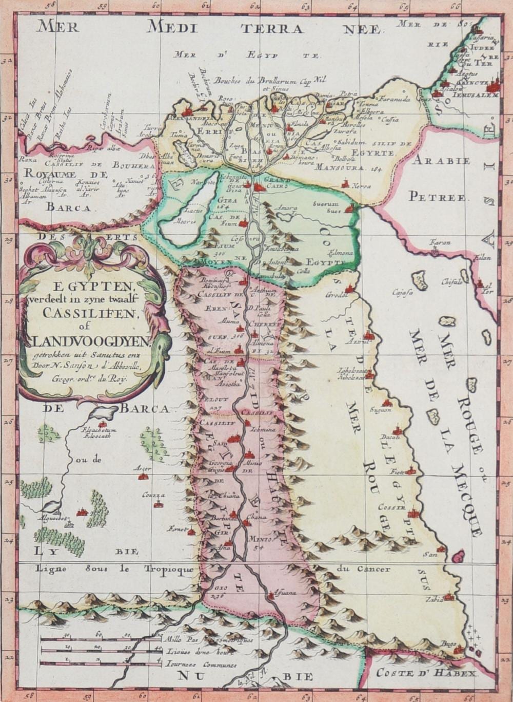 Nicolas Sanson D'Abbeville comparable auction result: nicolas sanson d abbeville 1600 1667 map