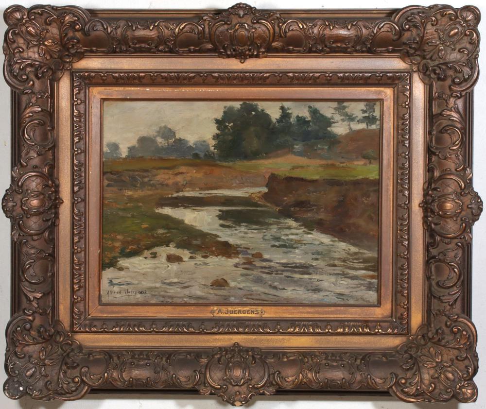 Alfred Juergens comparable auction result: alfred juergens 1866 1934 oil on canvas