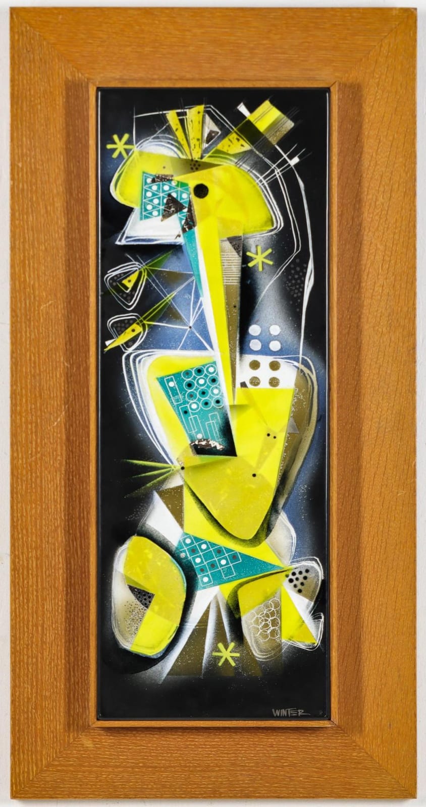 Edward Winter comparable auction result: edward winter 1908 1976 modernist enamel on metal