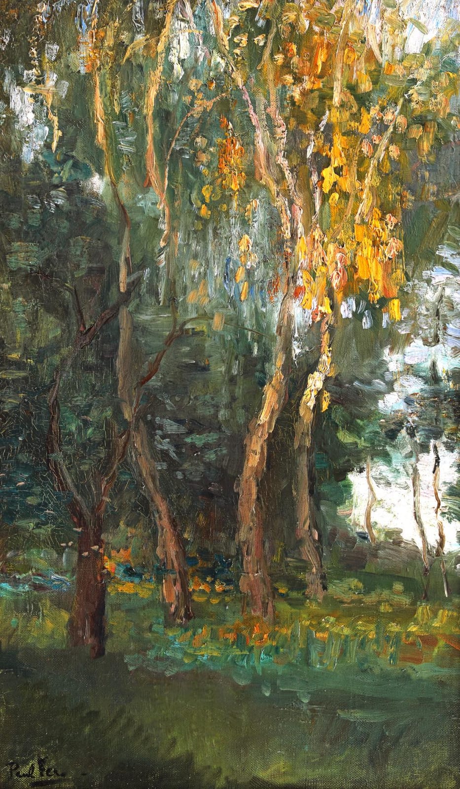 Paul Verona comparable auction result: paul verona birches