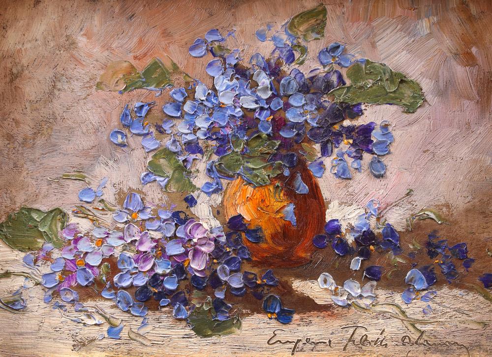 Eugenia Filotti Atanasiu comparable auction result: eugenia filotti atanasiu cornflowers